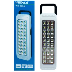 چراغ اضطراری 30 لامپ ویداسی مدل WD-823A